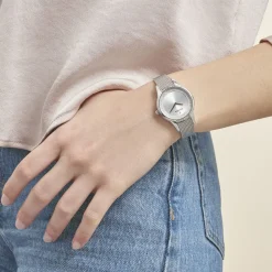 Clearance FESTINA Montre Mademoiselle Argent cadran argenté fond argenté bracelet acier argenté