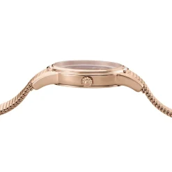 New FESTINA Montre Mademoiselle Rouge cadran doré rose fond rouge bracelet acier doré rose