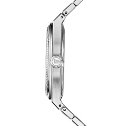 Clearance FESTINA SWISS MADE Montre 35 Noir cadran argenté fond noir bracelet acier argenté