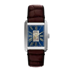 FOSSIL Montre Carraway Automatic Bleu* Montres Squelettes|Montres Automatiques