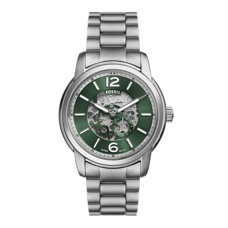 FOSSIL Montre Heritage Vert* Montres Squelettes|Montres Automatiques