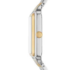 New FOSSIL Montre Raquel Blanc cadran bicolore fond blanc bracelet acier bicolore