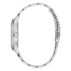Discount GUESS Montre Anna Argent cadran argenté fond argenté bracelet acier argenté
