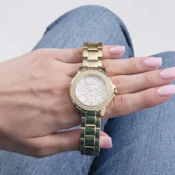 New GUESS Montre Crown Jewel Blanc