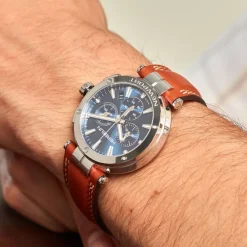 HERBELIN Montre Newport Chrono Bleu* Montres Made In France|Montres Sport