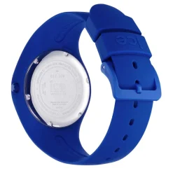 Clearance ICE WATCH Montre Colour Bleu cadran argenté fond bleu bracelet silicone bleu