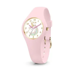 ICE WATCH Montre Fantasia Blanc cadran rose fond blanc bracelet silicone rose