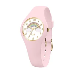 Best ICE WATCH Montre Fantasia Blanc cadran rose fond blanc bracelet silicone rose