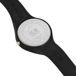 Clearance ICE WATCH Montre Glam Noir cadran noir fond noir bracelet silicone noire