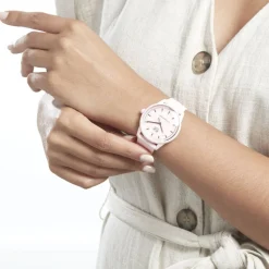 Clearance ICE WATCH Montre Solar Power Rose cadran rose fond rose bracelet silicone rose