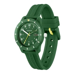 New LACOSTE Montre Mini Tennis Vert cadran vert fond vert bracelet silicone vert