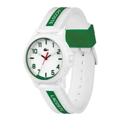 Sale LACOSTE Montre Teen/rider Blanc cadran blanc fond blanc bracelet silicone blanc