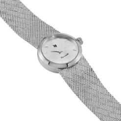 Online LIP Montre Henriette 22 Argenté cadran argenté fond argenté bracelet métal argenté