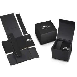 Discount LOTUS Montre Freedom Collection Blanc cadran argenté fond blanc bracelet acier bicolore