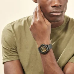 MONTIGNAC Montre Round Automatique Noir* Montres Made In France|Montres Tendances