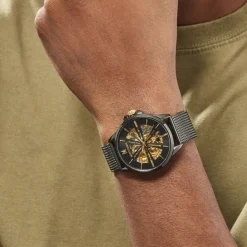 MONTIGNAC Montre Round Automatique Noir* Montres Made In France|Montres Tendances