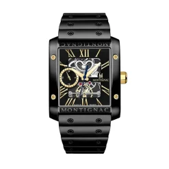 MONTIGNAC Montre Square Noir* Montres Made In France