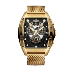 MONTIGNAC Montre Tonneau Noir* Montres Made In France