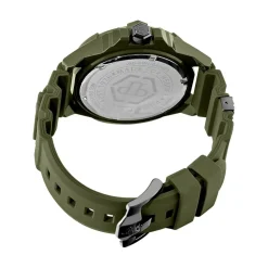 Online PHILIPP PLEIN Montre The Skull Ecoceramic Noir cadran vert fond noir bracelet silicone vert
