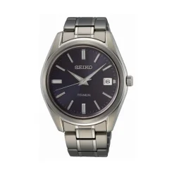 SEIKO Montre Classique Titane Noir* Montres Classiques
