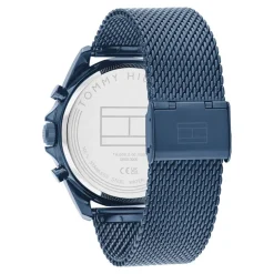 New TOMMY HILFIGER Montre Baker Bleu cadran bleu fond bleu bracelet acier bleu