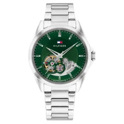 TOMMY HILFIGER Montre Baker Automatic Vert* Montres Squelettes|Montres Automatiques