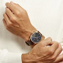 Discount TOMMY HILFIGER Montre Baker Bleu