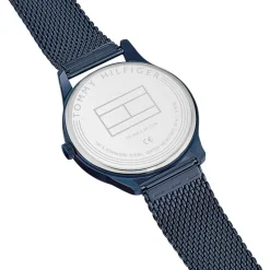 TOMMY HILFIGER Montre Damon Bleu cadran bleu fond bleu bracelet acier bleu