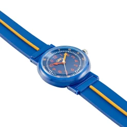 Hot UPP Montre Beatty Bleu cadran bleu fond bleu bracelet plastique bleu
