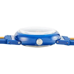 Hot UPP Montre Beatty Bleu cadran bleu fond bleu bracelet plastique bleu