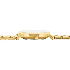 Discount UPP Montre Solena Blanc cadran doré fond blanc bracelet acier doré