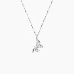 Histoire d'Or Pendentif Amelot Argent Blanc Oxyde De Zirconium* Pendentifs|Pendentifs