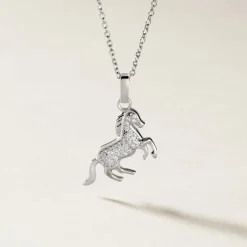 Histoire d'Or Pendentif Amelot Argent Blanc Oxyde De Zirconium* Pendentifs|Pendentifs