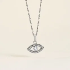 Histoire d'Or Pendentif Amelot Argent Blanc Oxyde De Zirconium