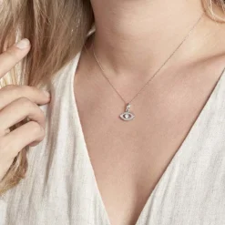 Histoire d'Or Pendentif Amelot Argent Blanc Oxyde De Zirconium