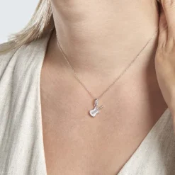 Histoire d'Or Pendentif Amelot Argent Blanc Oxyde De Zirconium* Pendentifs|Pendentifs