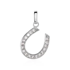 Discount Histoire d'Or Pendentif Amelot Argent Blanc Oxyde De Zirconium