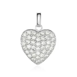 Histoire d'Or Pendentif Amelot Argent Blanc Oxyde De Zirconium* Pendentifs|Pendentifs