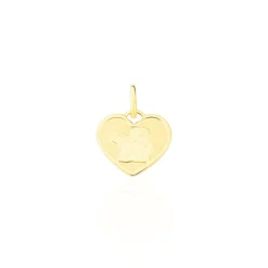 Histoire d'Or Pendentif Ange Coeur or jaune