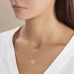 Histoire d'Or Pendentif Ange Coeur or jaune