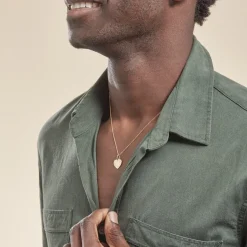 Histoire d'Or Pendentif Ange Coeur or jaune