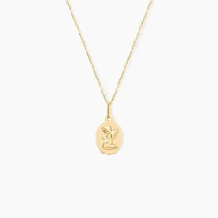 Histoire d'Or Pendentif Ange Ovale Or Jaune* Bijoux Personnalisés|Pendentifs