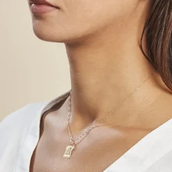 Best Histoire d'Or Pendentif Ange Parchemin or jaune