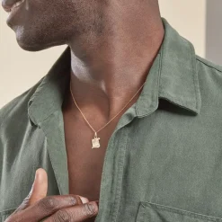 Histoire d'Or Pendentif Ange Parchemin Or Jaune* Bijoux Personnalisés|Pendentifs