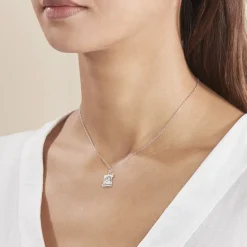 Histoire d'Or Pendentif Ange Parchemin Or Blanc* Bijoux Personnalisés|Pendentifs