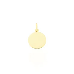 Histoire d'Or Pendentif Ange Rond Or Jaune* Bijoux Personnalisés|Pendentifs