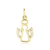 Clearance Histoire d'Or Pendentif Angel32 Or Jaune Oxyde De Zirconium