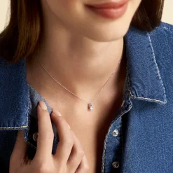 Histoire d'Or Pendentif Aphrodite or blanc diamant