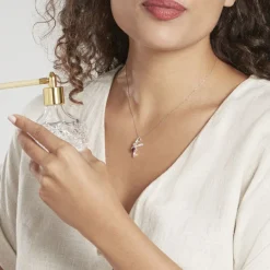 Histoire d'Or Pendentif Argent Blanc Abellia Ambre* Pendentifs|Pendentifs