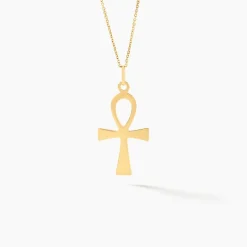 Histoire d'Or Pendentif Basilissa Croix De Vie Or Jaune* Pendentifs|Pendentifs